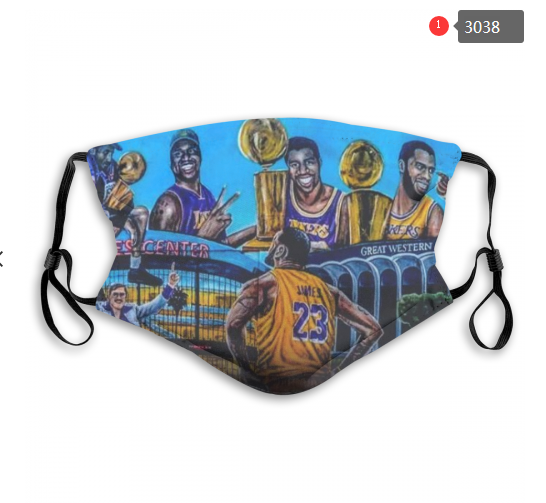 NBA Los Angeles Lakers #28 Dust mask with filter